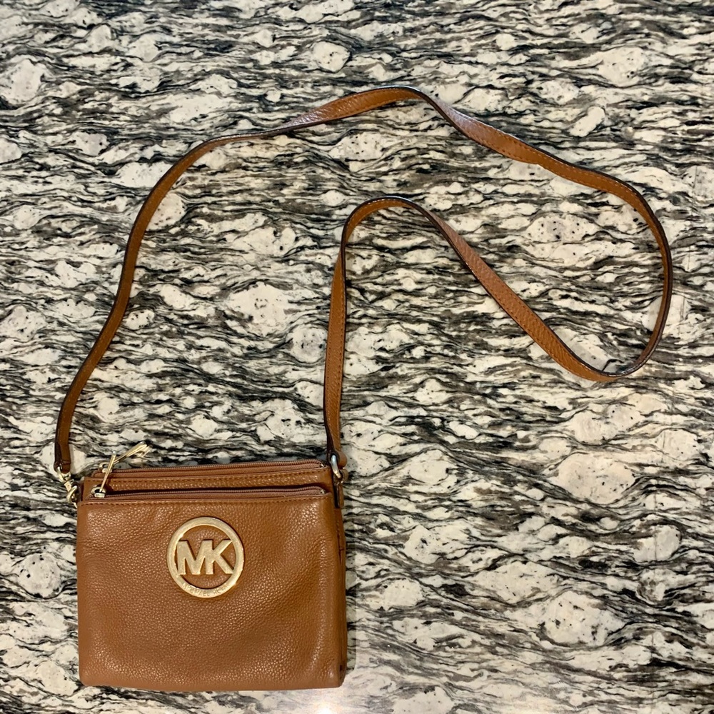 MICHAEL KORS brown crossbody
